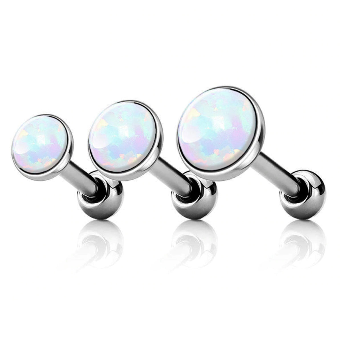 Opal Tragus Earring, Cartilage Piercing, Helix Jewlery – MyBodiArt