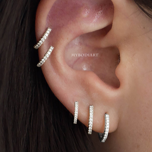Aesthetic Ear Piercing Ideas  Arete en la oreja, Joyas para las