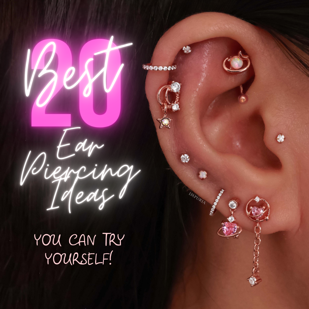 Cute and Fashionable Ear Piercing Guide! The 5 perfect Spots To Pierce Your  Ears♡ – shoushoume