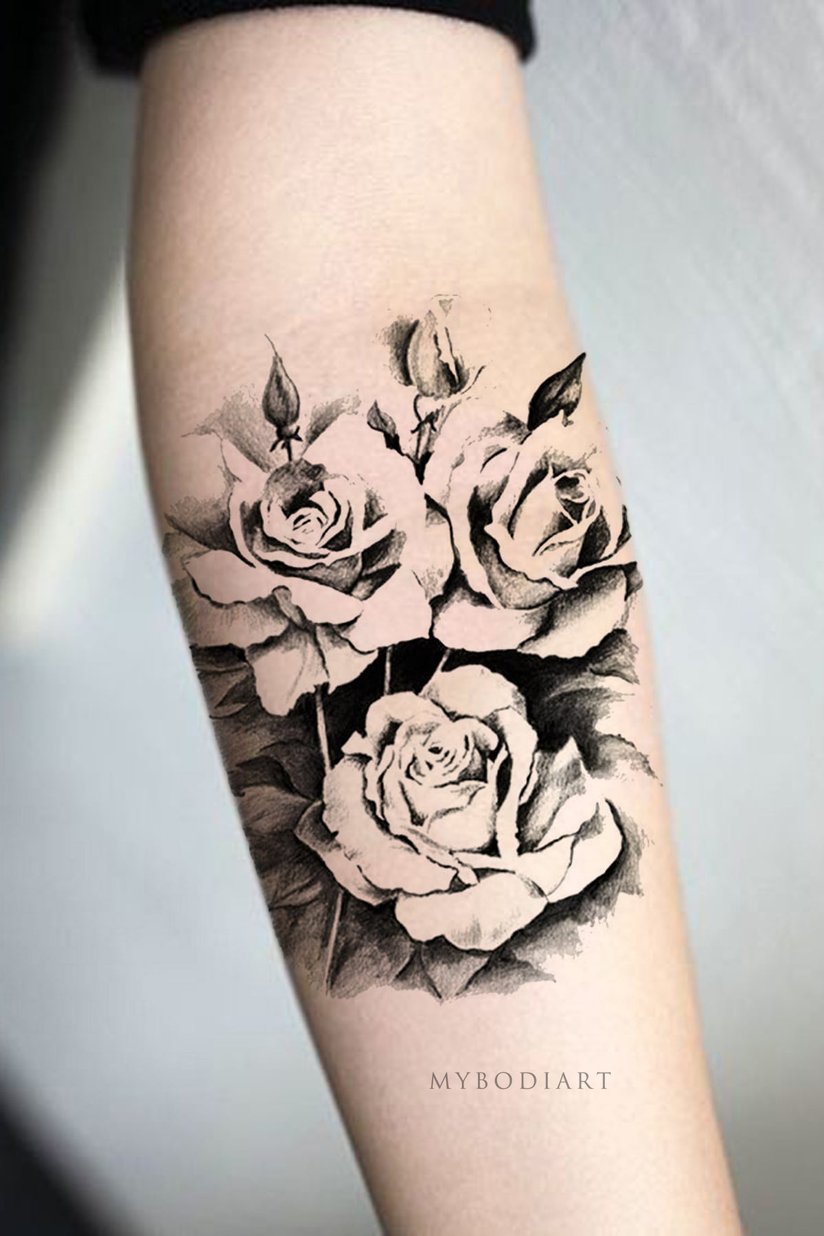 Buy Floral Arm Semi-permanent Tattoo Lasts up to 2 Weeks Temporary Tattoo  Gift Idea Jagua Henna Tatouage Temporaire Wrap Around Band Online in India  - Etsy