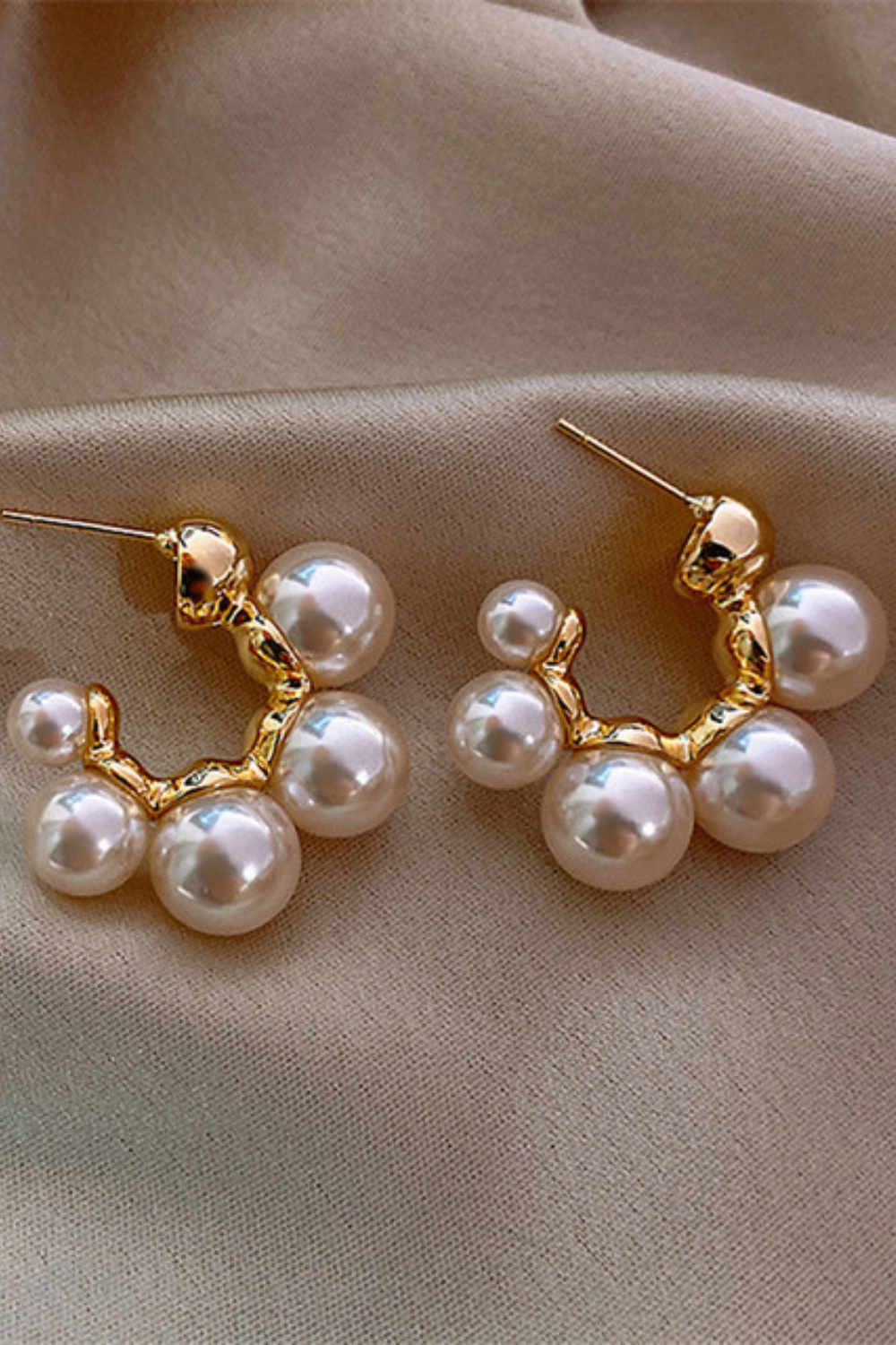 Antoinette Elegant Pearl Ear Jacket Earrings – MyBodiArt