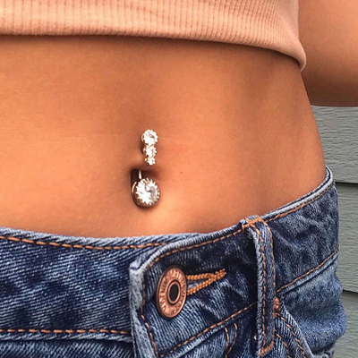 jewels, belly button ring, piercing, belly button ring - Wheretoget