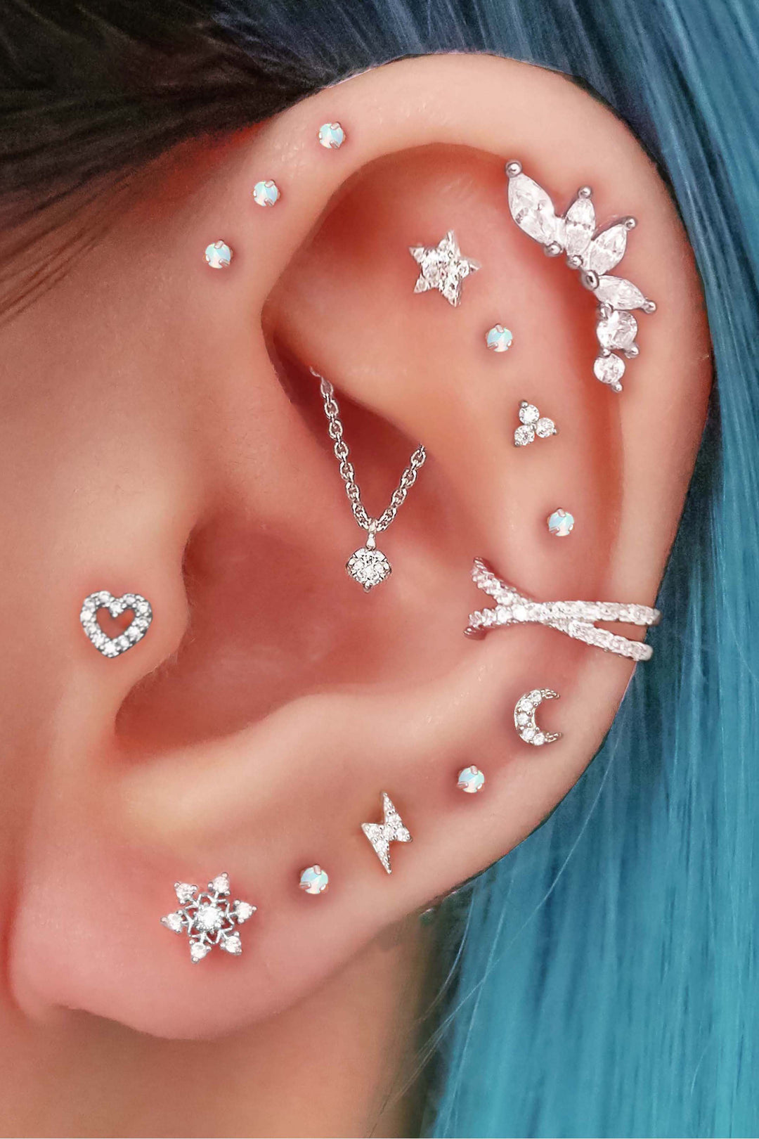 Shops ear piercing earrings